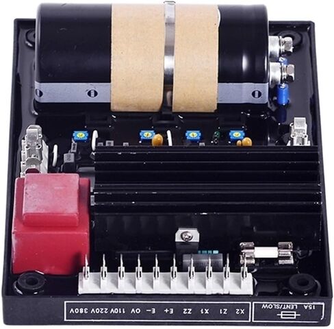 1 قطعة R448 R449 AVR مولد منظم جهد كهربائي أوتوماتيكي وحدة التحكم استقرار ثلاث مراحل قابل للتعديل (نسخة R449) in Kuwait