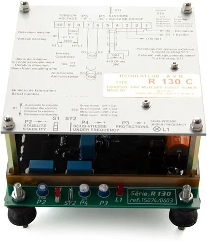 1 قطعة R130C AVR وحدة تثبيت المولد أجزاء التحكم في الدوائر المتكاملة in Kuwait