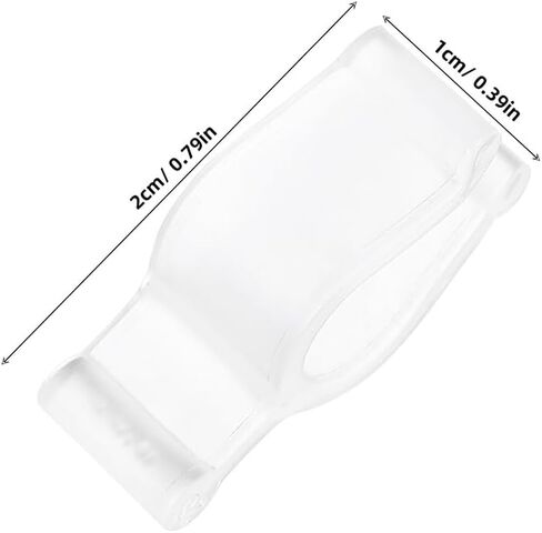 MAGICLULU 50 Pcs Leakproof Bottle Pump Lock Clip for Cosmetic Dispensers, Universal Fit Cleansing Oil and Lotion Bottles, Plastic PP Head Buckle for Travel Toiletry Containers, Stopper Clamp in Kuwait
