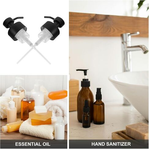 Zerodeko 2-Pack استبدال مضخة موزع الصابون لزجاجات اللوشن والشامبو 6.69 × 3.14 × 1.96 بوصة رؤوس مضخة عملية لاستخدام الحمام والمطبخ in Kuwait