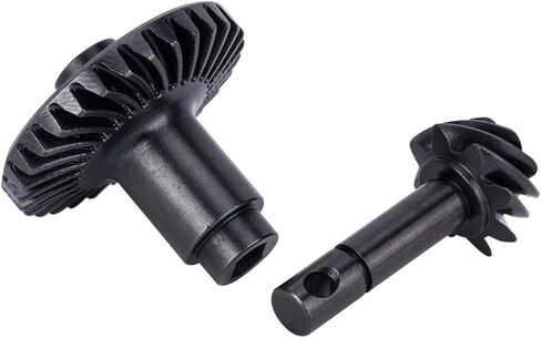 قطع غيار RC متوافقة مع محوري لـ SCX10 II AR44 AR45 لـ Capra F9 VS4-10 لـ Phoenix F10 1/10 RC قطع غيار السيارات مجموعة تروس المحور الحلزوني الصلب 30/8T in Kuwait
