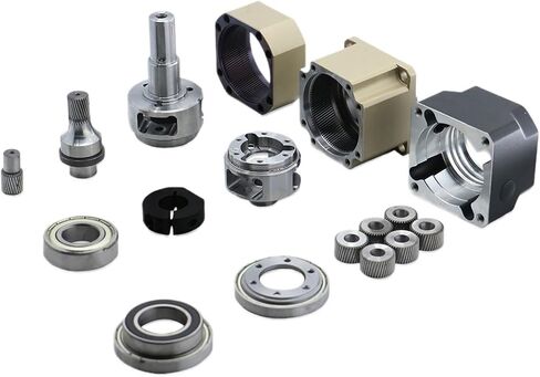 Speed Reducer Helical Gear Planetary PGH60-L1SW/L2SW 14/16mm Axis for 57 Stepper Motor Or 60 Servo Ratio 3 to 100 Gearbox(35,Suit for 57 Stepper) in Kuwait