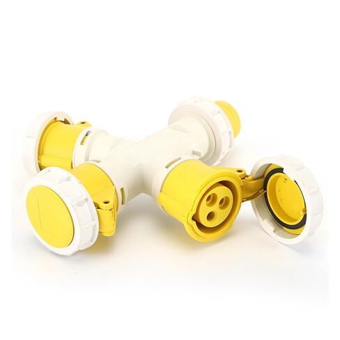 LX-10132-4H 16A Yellow LX-10232-4H 32A Waterproof Multi-Functional Industrial Socket in Saudi Arabia