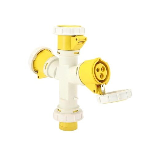 LX-10132-4H 16A Yellow LX-10232-4H 32A Waterproof Multi-Functional Industrial Socket in Saudi Arabia