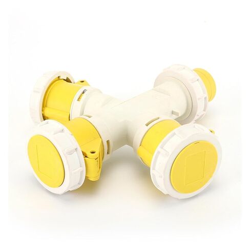 LX-10132-4H 16A Yellow LX-10232-4H 32A Waterproof Multi-Functional Industrial Socket in Saudi Arabia