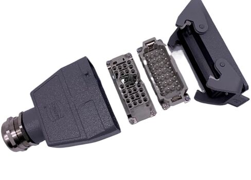 Heavy-Duty Connector Aviation Plug HAN 32EE-MF 32 core pin 16A in Saudi Arabia