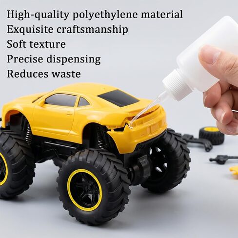 100 PCS CA Glue Tips - CA Applicator Tips Extender for Precision,Micro Plastic Glue Tip, Glues Applicator Nozzle Bottle Tip Suitable for Model Making, Laboratory Use & DIY Handicrafts in Kuwait