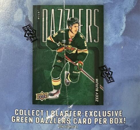 2025 2026 Upper Deck Hockey Series 2 صندوق ناسف بطاقة مختوم مكون من 48 بطاقة يحتوي على بطاقة OPC لامعة وبطاقة Green Dazzler حصرية بالإضافة إلى فرصة لبطاقة Matthew Schaefer Young Guns Rookie والمزيد in Kuwait