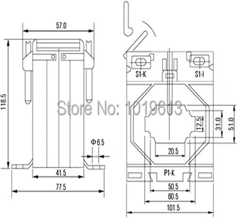 AC Current Transformer 400/5a Sensor in Kuwait