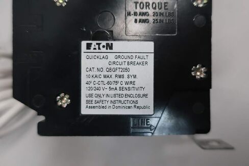 كاتلر هامر QBGFT2050 قاطع دائرة مصغر 2P 50A 120/240V-AC in Kuwait