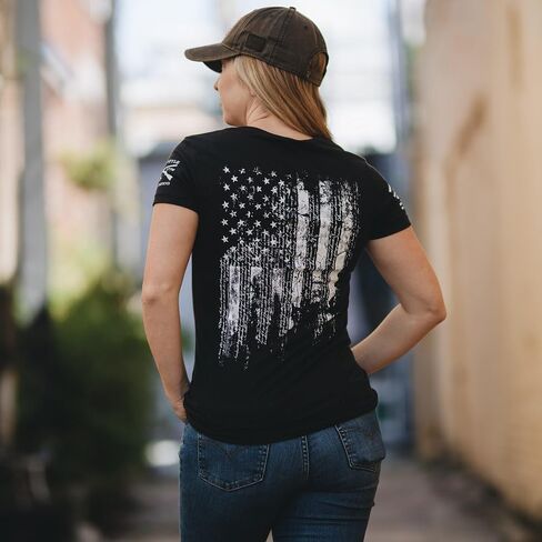Grunt Style 1776 Flag Women's T-Shirt in Saudi Arabia