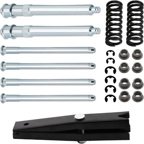 Door Hinge Pin Bushing Repair Kit include Spring and Tool Compatible with 1988-2002 C1500/C2500/C3500/K1500/K2500/K3500 Suburban Tahoe Yukon Escalade Replaces 38416, 15685040, 15562609, 38436 in Kuwait