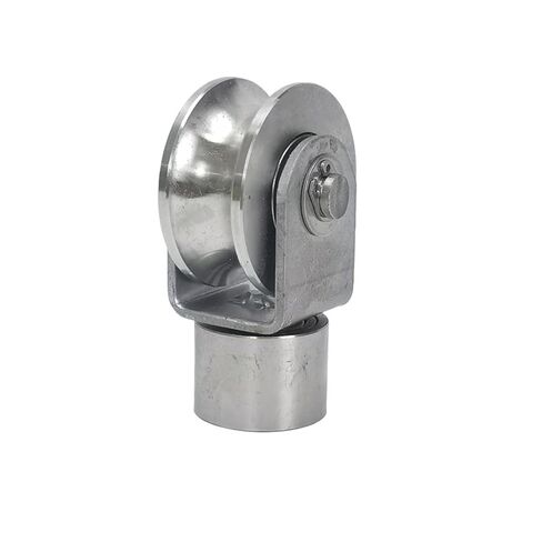 304 Stainless Steel Groove Universal Wheel, Sliding gate Rollers, Universal Wheels, Ground Rail Rollers,Door Wheel.(2pcs U-Groove) in Saudi Arabia