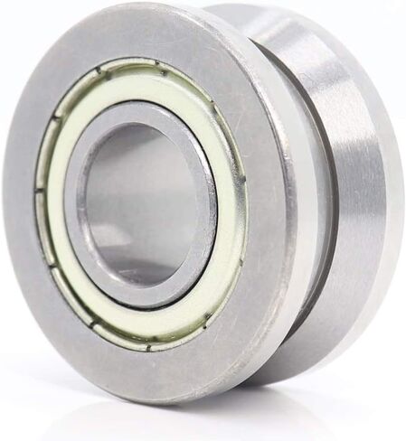 TMP1105 544162 1pc LV202-40 ZZ Bearing Wheel 15x40x18mm LV Series V Groove Pulley Traces Walking Guide Rail Bearings Roller LV202/40ZZ in Kuwait
