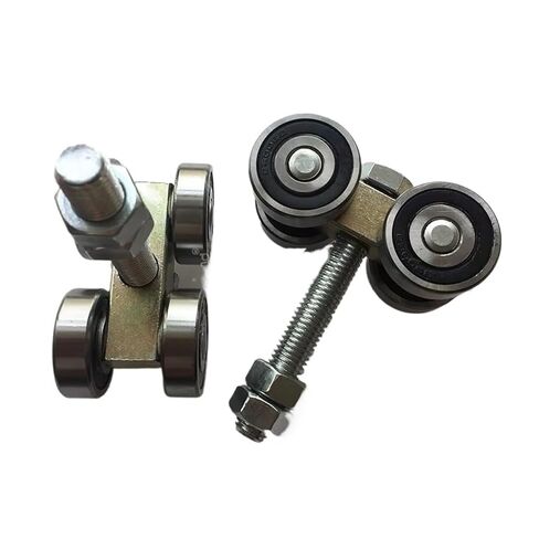 6PCS Heavy Sliding Door Rollers Industrial Orbital Track Hanging Wheels Push Pull Door Folding Door Moving Pulleys Loading in Saudi Arabia