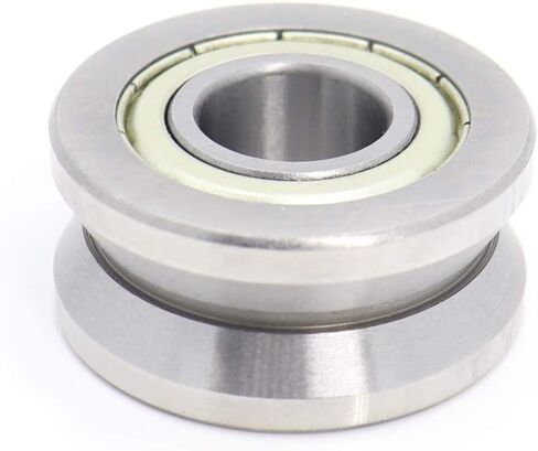 TMP1105 544162 1pc LV202-40 ZZ Bearing Wheel 15x40x18mm LV Series V Groove Pulley Traces Walking Guide Rail Bearings Roller LV202/40ZZ in Kuwait