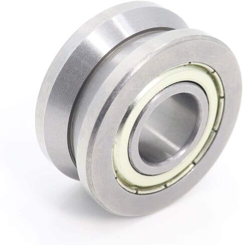 TMP1105 544162 1pc LV202-40 ZZ Bearing Wheel 15x40x18mm LV Series V Groove Pulley Traces Walking Guide Rail Bearings Roller LV202/40ZZ in Kuwait