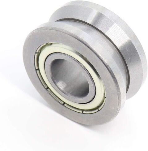 TMP1105 544162 1pc LV202-40 ZZ Bearing Wheel 15x40x18mm LV Series V Groove Pulley Traces Walking Guide Rail Bearings Roller LV202/40ZZ in Kuwait