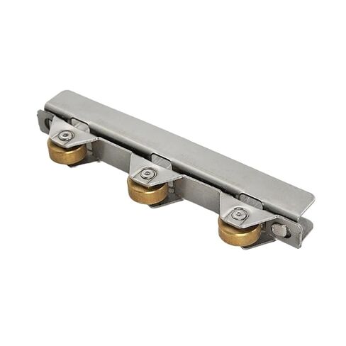 2Pcs Copper Wheels Cabinet Glass Sliding Door Roller Clamps Pulley Wheel/for 10mm Glass Door Loading 40kg in Saudi Arabia