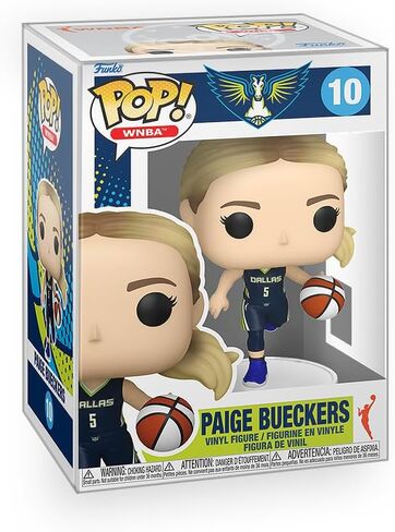 Epic Collectibles Pop WNBA Basketball: Dallas Wings - Paige Bueckers Vinyl Figure Bundled with Box Protector Compatible for Funko in Kuwait