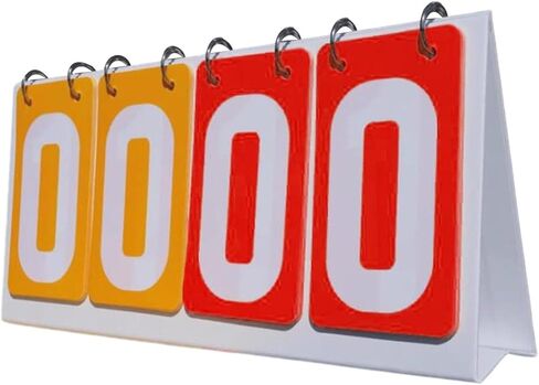 Number Flip Scoreboard for Team Sports Tabletop Scoring Device for Volleyball Baseball Football Basketball in Saudi Arabia