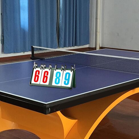 Tabletop Flip Scoreboard 4/5/6 Digit Sports Scoreboard Multifunctional Easy to Read for Basketball Sports Events in Saudi Arabia