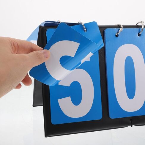 Kisangel Portable Flip Scoreboard with 3-Digit Display, PVC Material Basketball Counter Board for Accurate Scoring at Athletic Events and Soccer Matches in Saudi Arabia