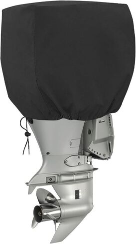 Outboard Motor Cover for Mercury Yamaha Honda Suzuki Tohatsu Johnson Evinrude 30 35 40 45 50 55 60 HP Boat Engine, Waterproof Heavy Duty Oxford Fade-Resistant Windproof Hood Cowling Protector in Saudi Arabia