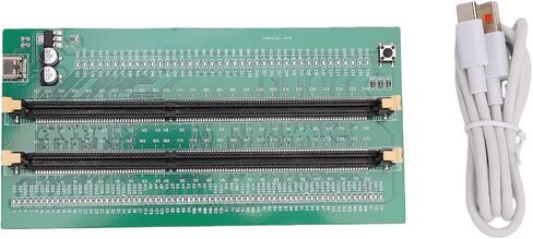 جهاز اختبار ذاكرة الوصول العشوائي Hilitand DDR3، أداة تشخيص ذاكرة DDR3، محلل DIMM مع مصدر طاقة من النوع C وأضواء مؤشر LED لوحدة ذاكرة الكمبيوتر المكتبي واستكشاف الأخطاء وإصلاحها in Kuwait