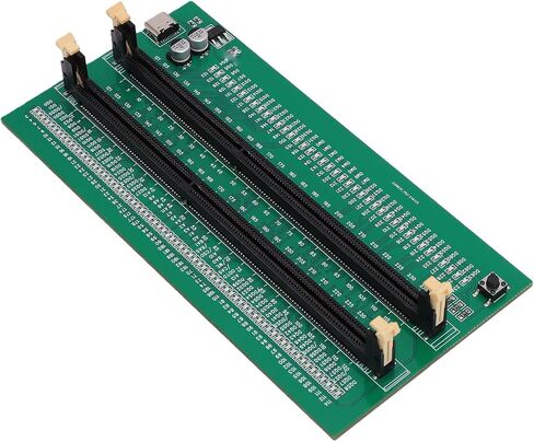 جهاز اختبار ذاكرة الوصول العشوائي Hilitand DDR3، أداة تشخيص ذاكرة DDR3، محلل DIMM مع مصدر طاقة من النوع C وأضواء مؤشر LED لوحدة ذاكرة الكمبيوتر المكتبي واستكشاف الأخطاء وإصلاحها in Kuwait