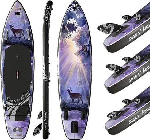 iTAOSTAR Novelty-N26 11'6" x 35" Extra Wide Inflatable Stand Up Paddle Board, Stable Portable SUP for Adults, All-in-One for Yoga Fishing Surfing, with Full Accessories Kit in Kuwait