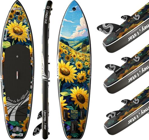 iTAOSTAR Novelty-N26 11'6" x 35" Extra Wide Inflatable Stand Up Paddle Board, Stable Portable SUP for Adults, All-in-One for Yoga Fishing Surfing, with Full Accessories Kit in Kuwait