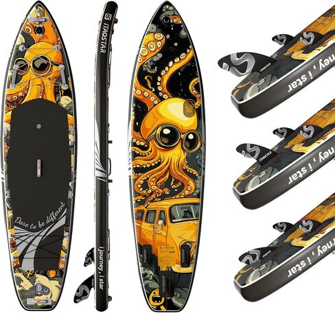 iTAOSTAR Novelty-N26 11'6" x 35" Extra Wide Inflatable Stand Up Paddle Board, Stable Portable SUP for Adults, All-in-One for Yoga Fishing Surfing, with Full Accessories Kit in Kuwait