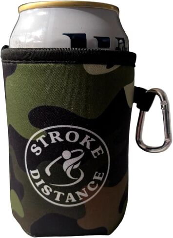 Classic Can Beverage Caddie 3-in-1 Golf Insulator, Removeable Ball Marker, Bag Clip & Tees Combo – Woodland Camo in Kuwait