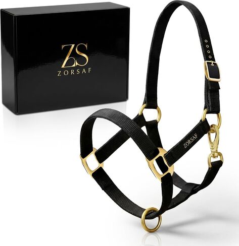 Black Nylon Horse Halter – Non Adjustable – Durable Horse Tack for Everyday Use – Stylish Horse Stuff – Perfect for Horse Lovers & Women. in Kuwait