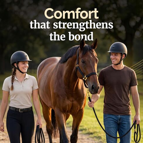 Black Nylon Horse Halter – Non Adjustable – Durable Horse Tack for Everyday Use – Stylish Horse Stuff – Perfect for Horse Lovers & Women. in Kuwait