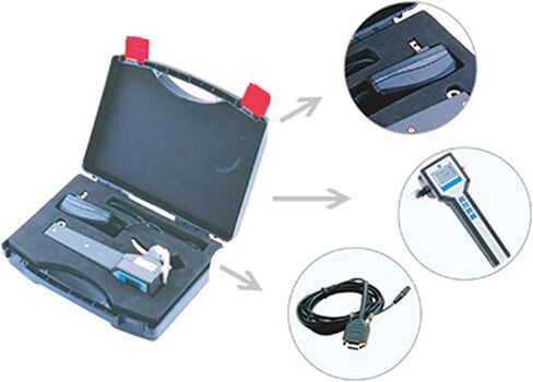 Handheld Belt Tension Meter, Tension Gauge Tool with LCD Backlit Display and V-Type Wire Wheel, Tension Range 1-1000g.f & Can Store 200 Groups of Measurement Data, for Belt and Line in Saudi Arabia
