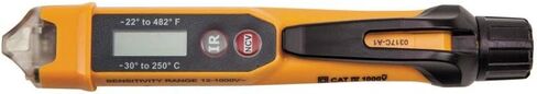 جهاز اختبار فولتية عدم الاتصال NCVT-4IR من Klein Tools، قلم تيار متردد 12-1000 فولت مع مقياس حرارة بالأشعة تحت الحمراء ومفك براغي/صواميل متعدد القطع 32500HD، أداة 11 في 1 ذات تقييم التأثير مع فيليبس، مشقوقة in Kuwait