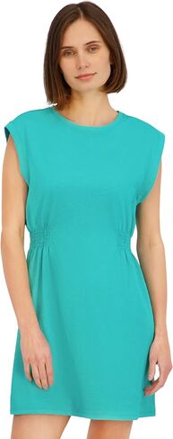 Spyder Women's Crinkle Knit Sleeveless T-Shirt Dress in Kuwait