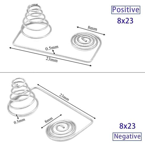50pcs Battery Spring, Battery Negative to Positive Conversion Spring Contact Spring Battery Spring Replacement Small Springs Compression in Saudi Arabia
