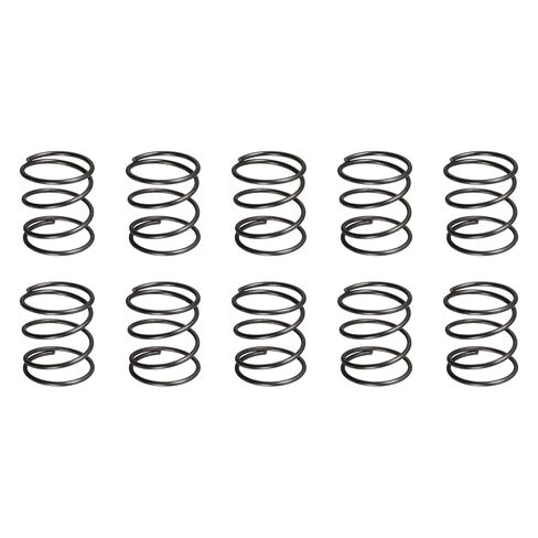 DTGN 1.2x18x20mm (DxODxL) زنبرك ضغط - 10 عبوات - جيد للآلات - زنبرك تمديد فولاذي - أسود in Kuwait