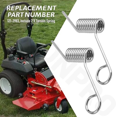 2 حزمة 121-2983 Torsion Spring متوافقة مع Toro Exmark E-Series Quest، S-Series Quest in Kuwait