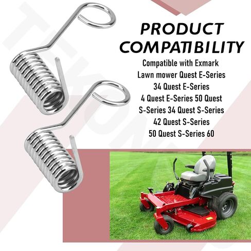 2 حزمة 121-2983 Torsion Spring متوافقة مع Toro Exmark E-Series Quest، S-Series Quest in Kuwait