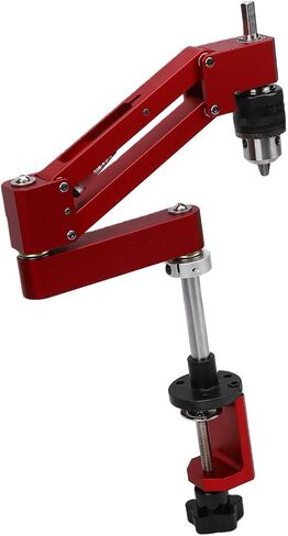 EBTOOLS Tapping Arm Aluminum Alloy Adjustable Cantilever for Precise Tapping in Workshop Aluminum Alloy Red in Kuwait