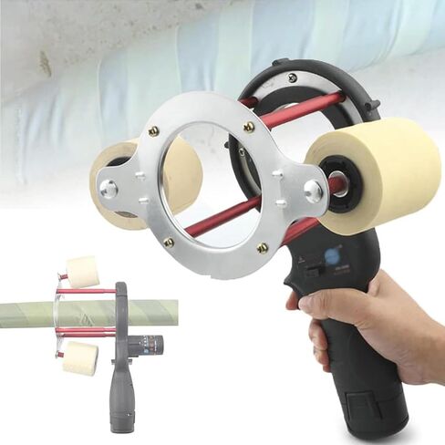 Electric Tape Wrapping Machine for Air Conditioning Pipes, 70~380 R/min, Efficient Cable Tie Winding Tool for Professional Workers in Kuwait