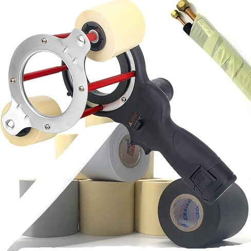 AC Pipe Wrapping Machine, Electric Adjustable Tie for Copper Tubes & Cable Harnesses, Pro-Grade Efficiency in Kuwait