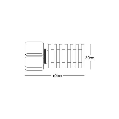 10 واط 7/16 DIN ذكر RF تحميل دمية محوري، DC-3 جيجا هرتز 50 أوم محطة للاتصالات ومعدات الاختبار in Kuwait