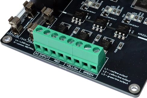Light Controller Sequencer Changer 3 Channel 110/240V AC Loaded with 37+ Modes/Universal Easy Programming with Smart Microcontroller in Kuwait