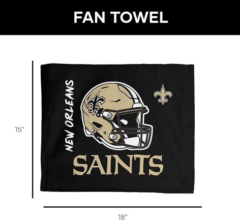 Northwest New Orleans Saints NFL Rally - منشفة رالي 18 × 15 بوصة in Kuwait