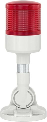 D53-3T LED Stack Light Signal Tower 3-Color Flashing Beacon with Buzzer 12V 24V 220V Machine Status Indicator(Clr-1L-Sound-220V) in Kuwait
